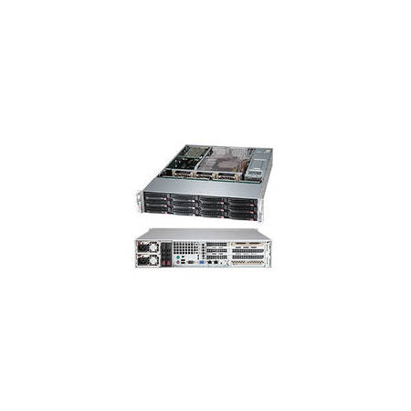 SUPERMICRO SuperChassis 920W 2U Rackmount Server Chassis (Blk), CSE-826BE26-R920UB CSE-826BE26-R920UB